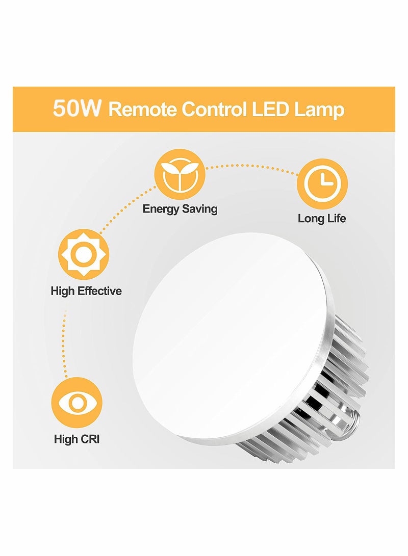 Excefore Photography Lamp Light Bulb 105W 5500K Mushroom Light - Image 3