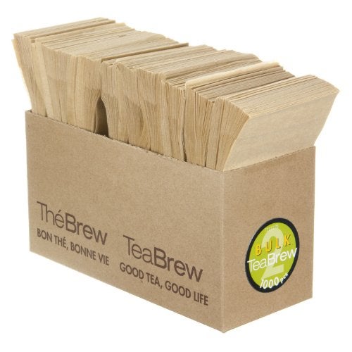Brew To A Tea Tea Brew 1000-Piece No. 2 Bulk Pack Single Use Tea Filter, Two 3-Cup Teapot - Image 2