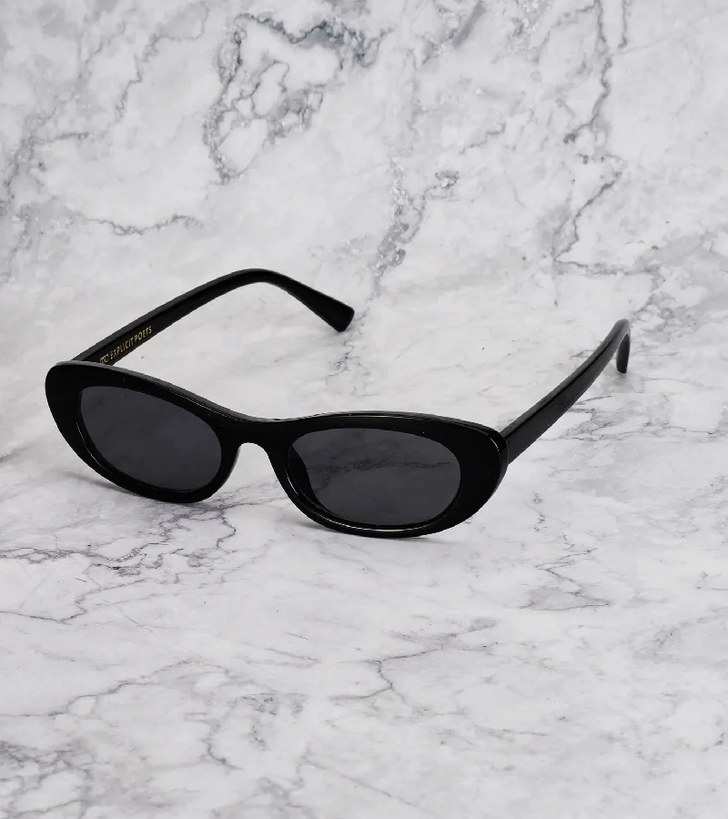 Explicit Poets Explicit Poets Unisex Tina Black-Gray Stylish Sunglasses, 23EP1
