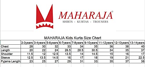 Maharaja Baap Beta Handloom Kurta Pyjama Sets for Men and Boys in Light Orange - Image 5