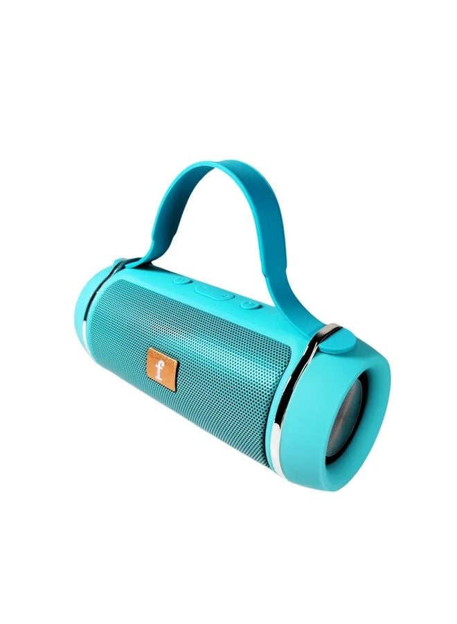 Light Blue Portable Wireless Speaker With TF Card USB Drive High Volume Long Battery - Image 1