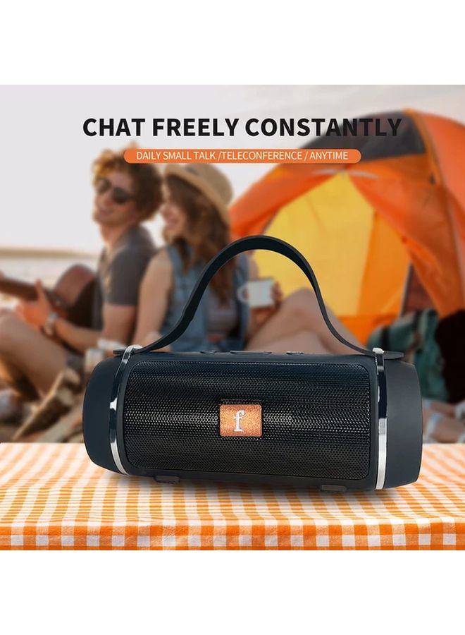 Light Blue Portable Wireless Speaker With TF Card USB Drive High Volume Long Battery - Image 2