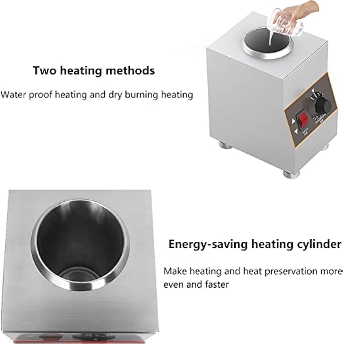 Unity Chocolate Tempering Hine Melting Pot Electric Auto Chocolate Heater Liquid Warmer Stainless Steel Hot Chocolate Cream Tempering Hine 0~85 - Image 3