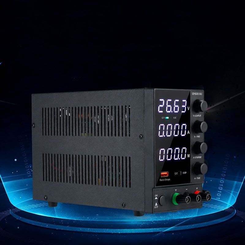 WANPTEK DPS3010U مصدر طاقة تيار مستمر متحول 0-30 فولت 0-10 أمبير 300 واط مع شاشة LED رباعية الأرقام عالية الدقة قابل للتعديل مصدر طاقة صغير يحتوي على التيار المتردد 115 فولت/230 فولت 50/60 هرتز - Image 5