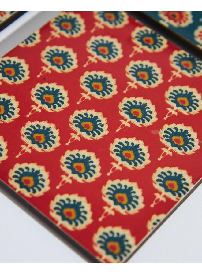 Chumbak Blooming Buds Coaster, Set of 6 - Image 4