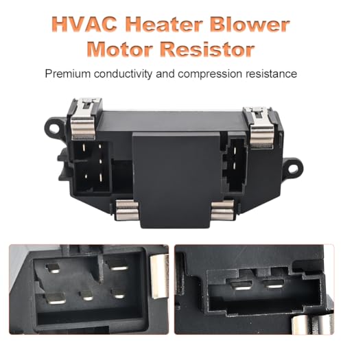 zayody HVAC Heater Blower Motor Resistor Compatible with Audi Q3 Q7 TT Quattro Volkswagen CC Beetle Eos Golf R GTI Passat Tiguan Blower Motor Resistor Replacement for 3C0907521D 3C0907521F 3C0907521G - Image 4