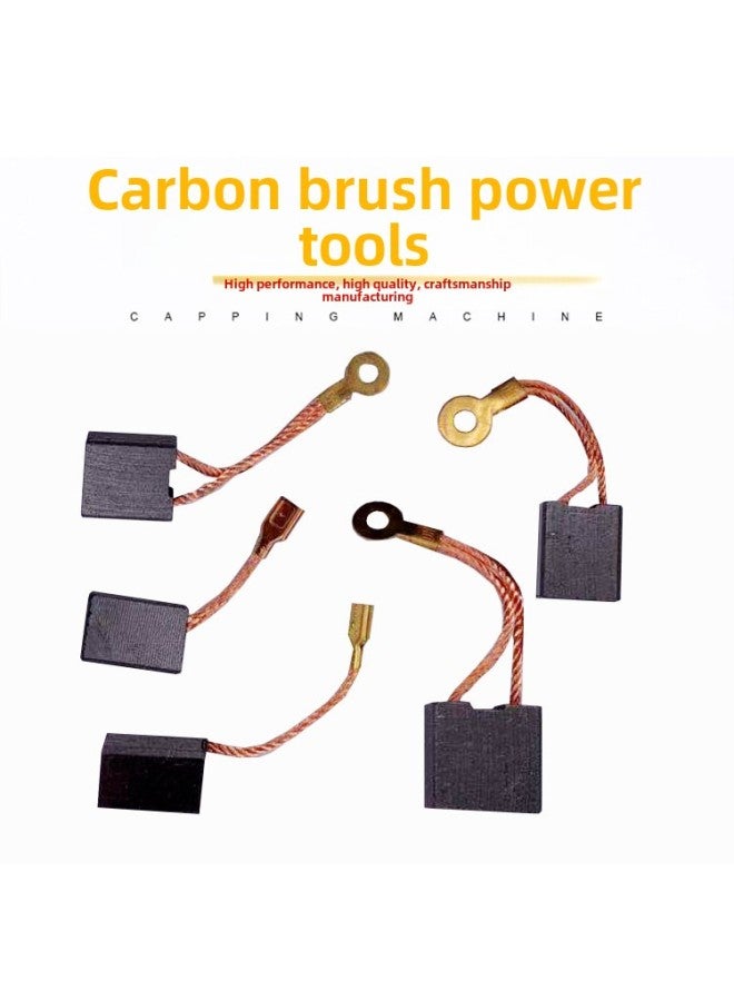 Slotting Machine Accessories 6121/3928/3836 Size Gear Umbrella Tooth Movable Guard Handle Bottom Plate Bearing-Color:A Pair Of Carbon Brushes 6121 (3836)  - Image 1