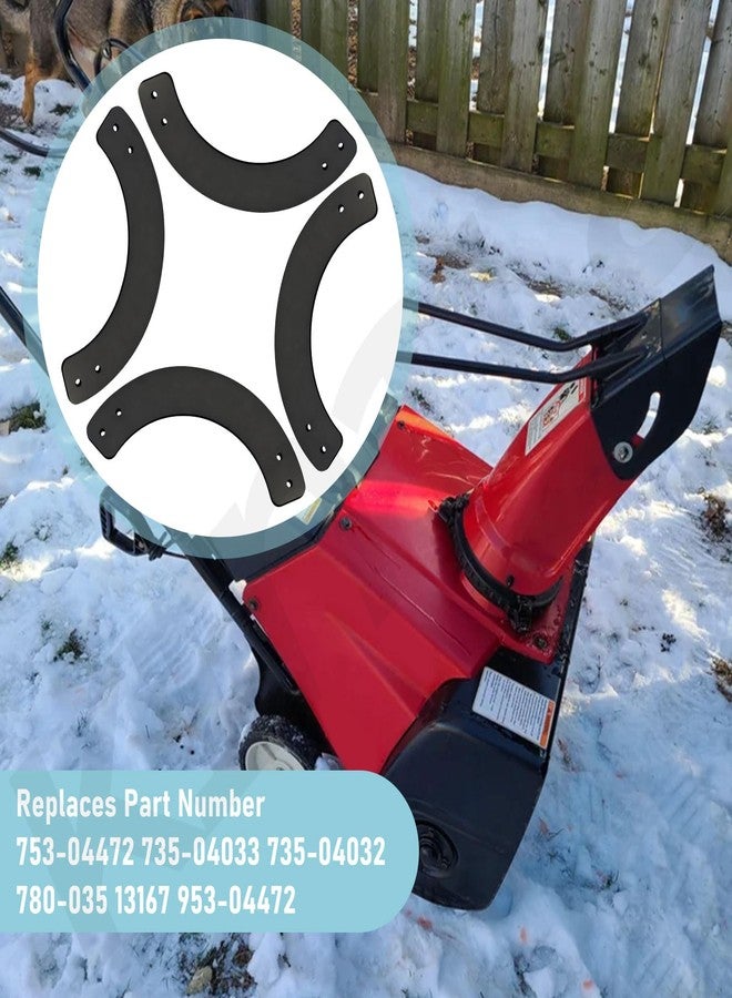KINTLE Mowerhub 6 Pack 753-04472 735-04033 735-04032 Rubber Paddle Set Compatible with 21" MTD Single-Stage Snowblowers, 2004 and Newer - Image 5