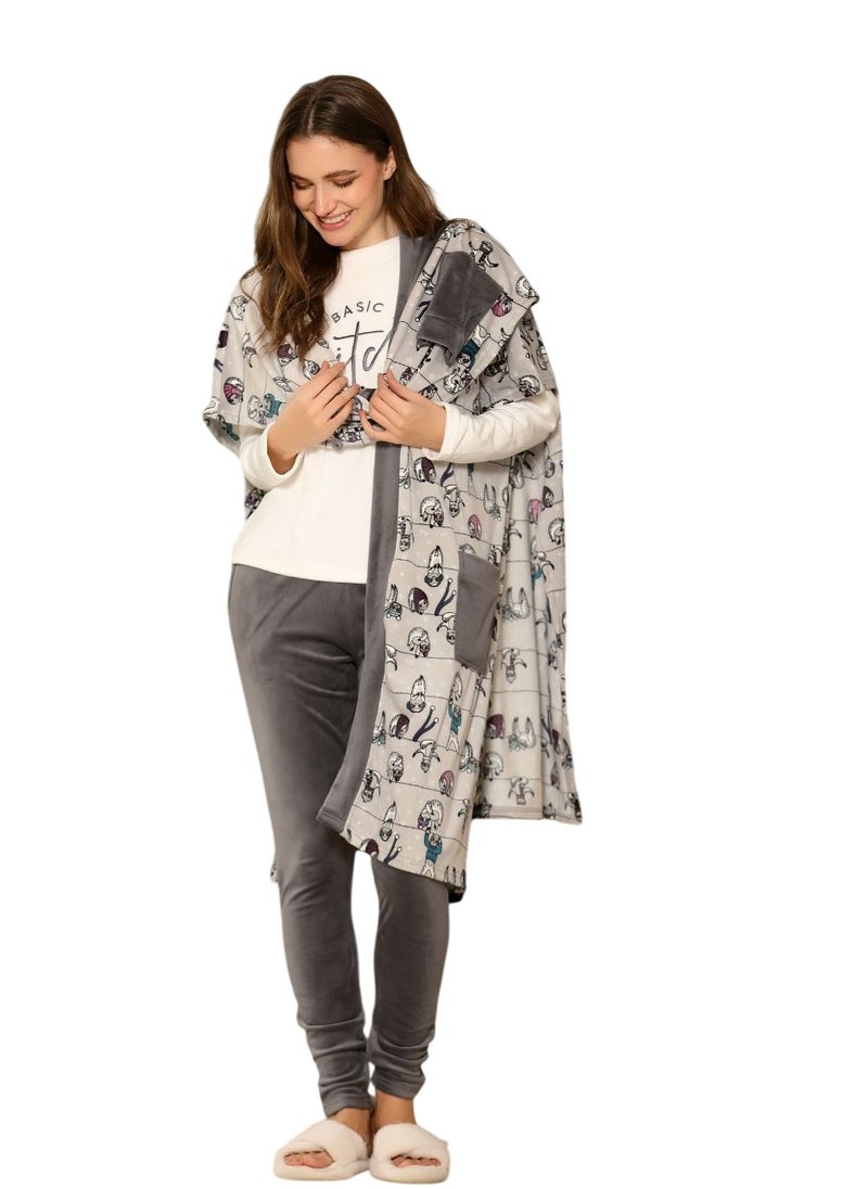 Smile - Winter Pajama 3 Piece - Image 1