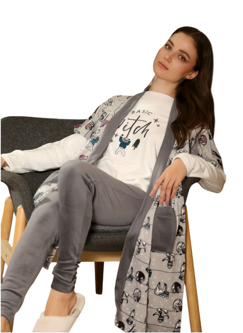 Smile - Winter Pajama 3 Piece - Image 1