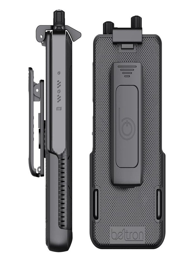مشبك حزام BELTRON Sonim XP5Plus، جراب مشبك حزام دوار شديد التحمل لهاتف Sonim XP5 Plus XP5900 (AT&T FirstNet)، تثبيت آمن ومشبك سريع الفتح (قوة صناعية)، يدعم حزامًا بعرض 2.25 بوصة - Image 5