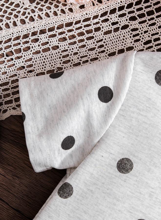 Take Two Girls Polka Dot Print Casual Dress - Image 3