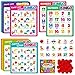 SpriteGru Alphabet Bingo Game UppercaseLowercaseNumber Bingo Game ABC and 123 Bingo Board Game for Kindergarten and Preschool Kids 48 Perfect for Classroom At Home - Image 3