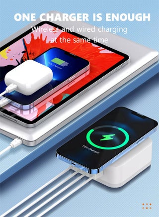 32W Wireless Charger, 5-in-1 Multi-Device Wireless Charging Station, 15W Max Qi-Certified Wireless Charger & 20W USB-C Port Fast Charger Compatible with iPhone, iPad, AirPods, Samsung, Tablet - view 4