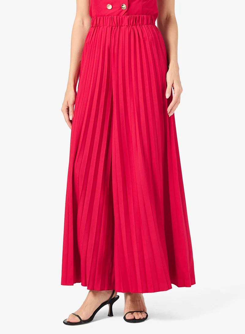 ELLA  Vest With Pleated Pant Set for Women | Best Price UAE