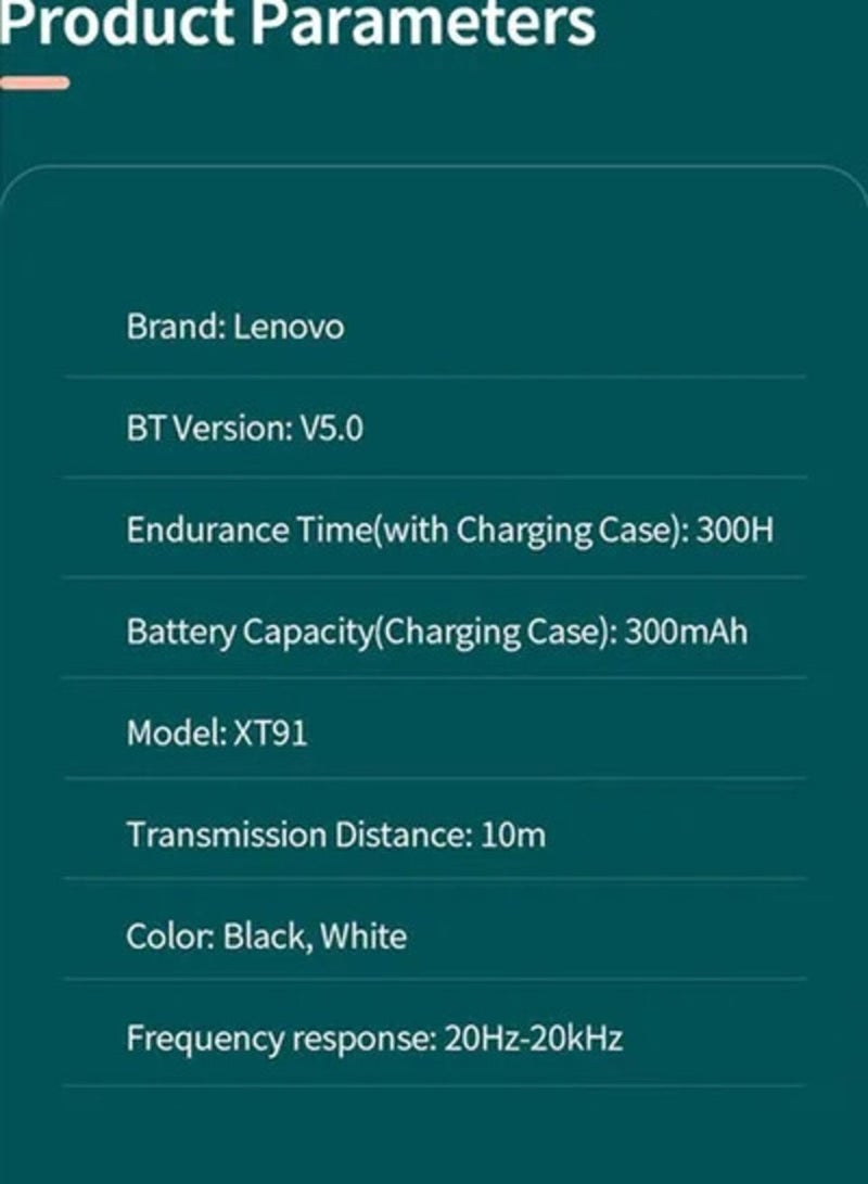 XT91 Bluetooth Wireless In Ear Earbuds - Image 3