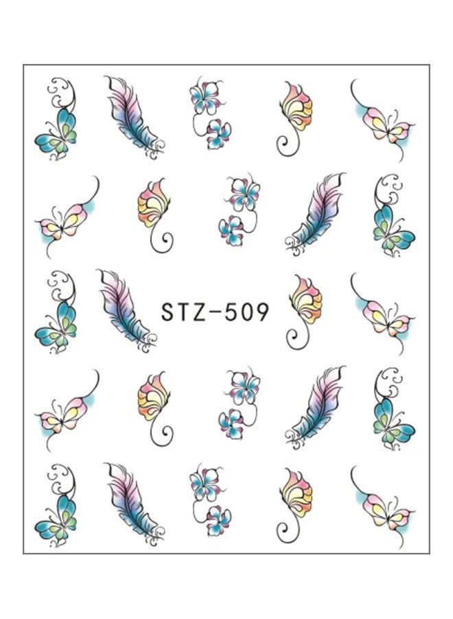 NIBEMINENT Watermark Nail Art Stickers Multicolor - Image 1