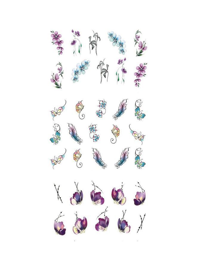 NIBEMINENT Watermark Nail Art Stickers Multicolor - Image 3