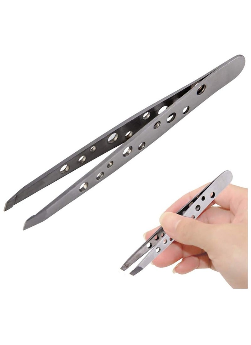 Generic Tweezers Eyebrow Clip Stainless Steel Shaping for Precise Eyebrows care for Men and Women  - Image 3