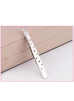 Generic Tweezers Eyebrow Clip Stainless Steel Shaping for Precise Eyebrows care for Men and Women  - Image 5