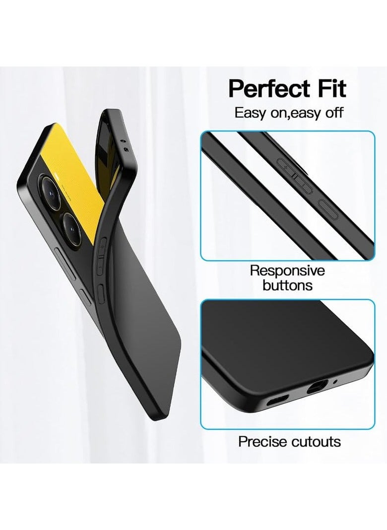 Generic Case for Xiaomi Poco X7 Pro Slim fit TPU Cover Matte Finish Soft Flexible Case with Camera Protection For POCO X7Pro 5G  - Image 3