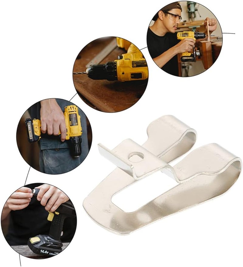 خطافات حزام استبدال فولاذية 4 قطع لأدوات الطاقة ملحقات قوية ومتينة - Image 5