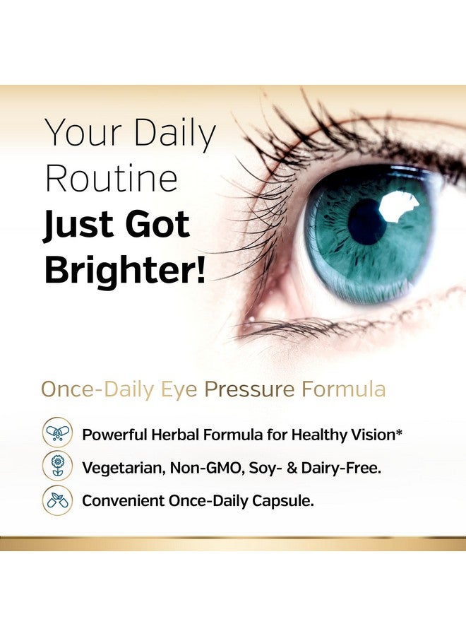 Sunergetic Premium Eye Pressure Support Supplement - Eye Pressure Supplement with Saffron, Lutein, Zeaxanthin, Bilberry & Pine Bark - Supports Ocular Health & Overall Vision - 30 Count