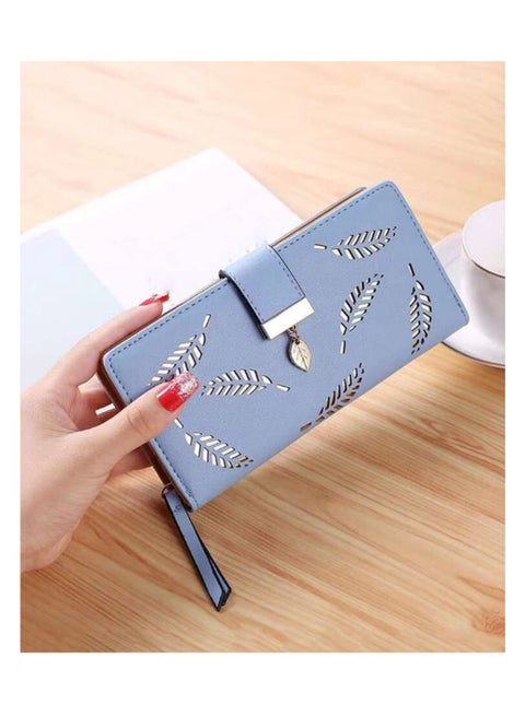 Wallet for Women Long Slim Minimalist Wallet Ladies Women Purse Large Capacity Pu Leather Credit Card Holder