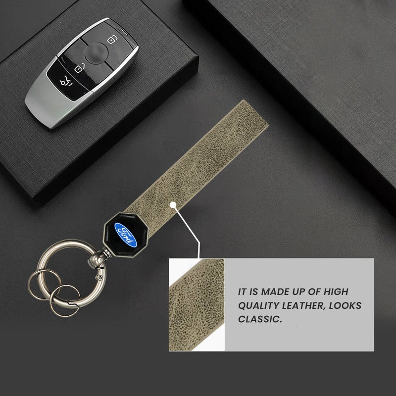 Ford Car Logo Keychain Black – Premium Metal  Key Ring, Heavy-Duty Car Key Holder, Scratch-Resistant Finish, Compact and Stylish Logo Accessory for Car, Home & Office Keys - Image 5