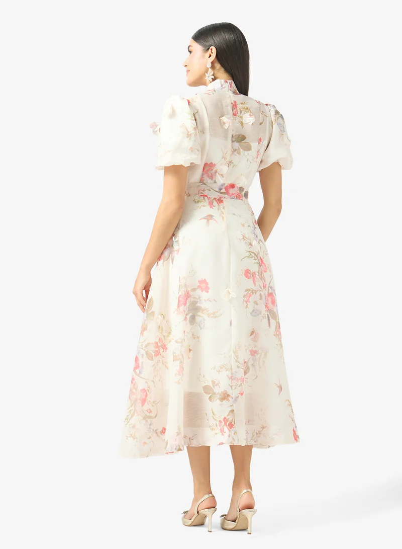 Khizana Floral Print Dress