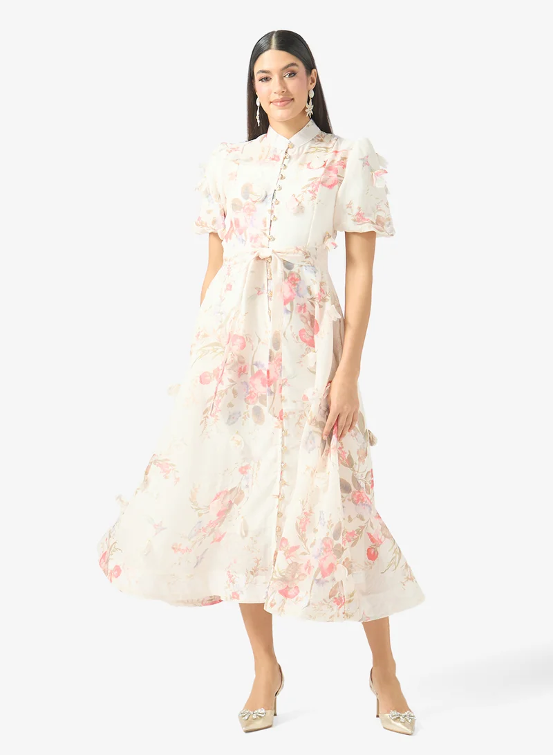 Khizana Floral Print Dress