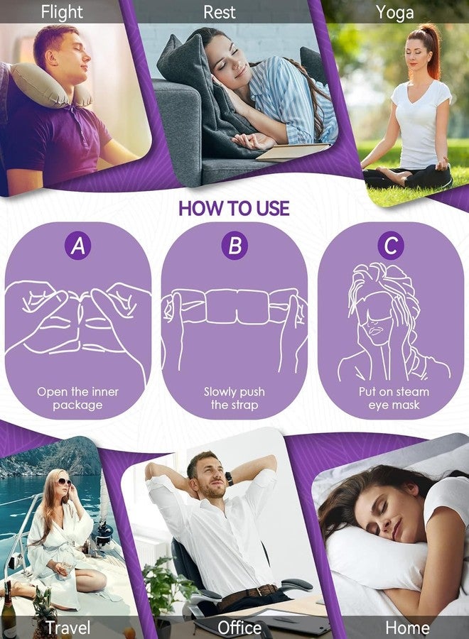 TOPOINT Steam Sleep Mask, Warming Eye Mask,Disposable Heated Eye Mask for Dry Eyes Fatigue Dark Circles Tired - Image 5