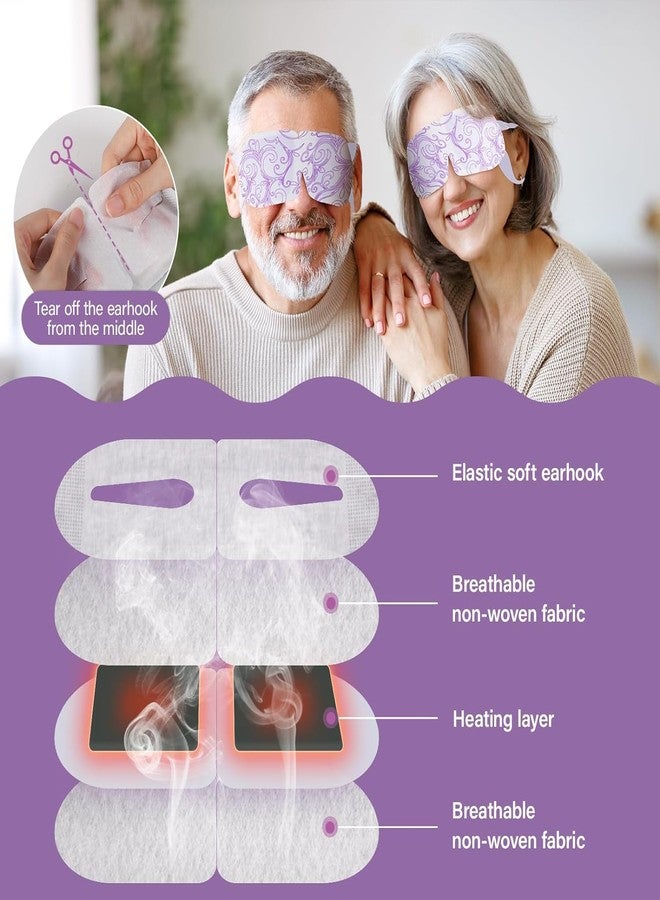 TOPOINT Steam Sleep Mask, Warming Eye Mask,Disposable Heated Eye Mask for Dry Eyes Fatigue Dark Circles Tired - Image 4