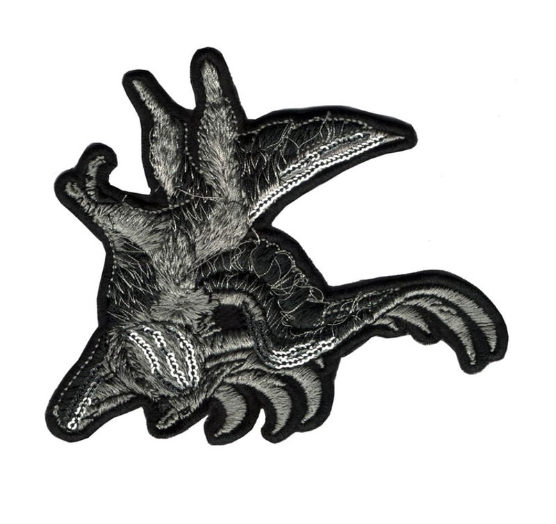 Mysterious Animal Applique Embroidered Sewon Patch Size 11cm x 9cm for Jackets Bags TShirts Jeans Pants Outdoor Clothing Imported from Malaysia 1 Piece Code S22  - Image 1