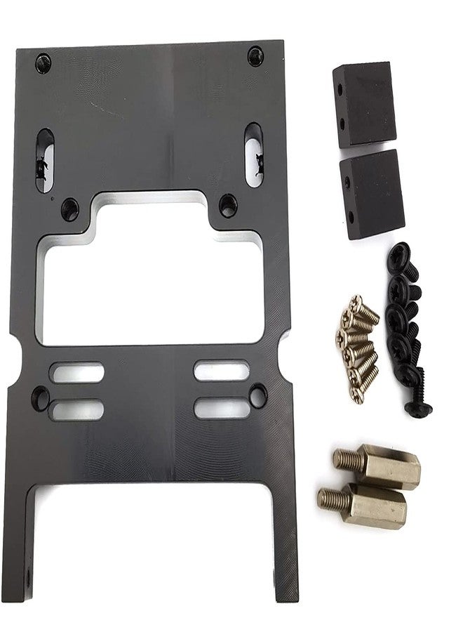 DEVMO Metal Upgrade Steering Servo Fixed Mount Bracket Compatible with WPL B1 B14 B16 B24 B36 RC Car Truck,Black - Image 3