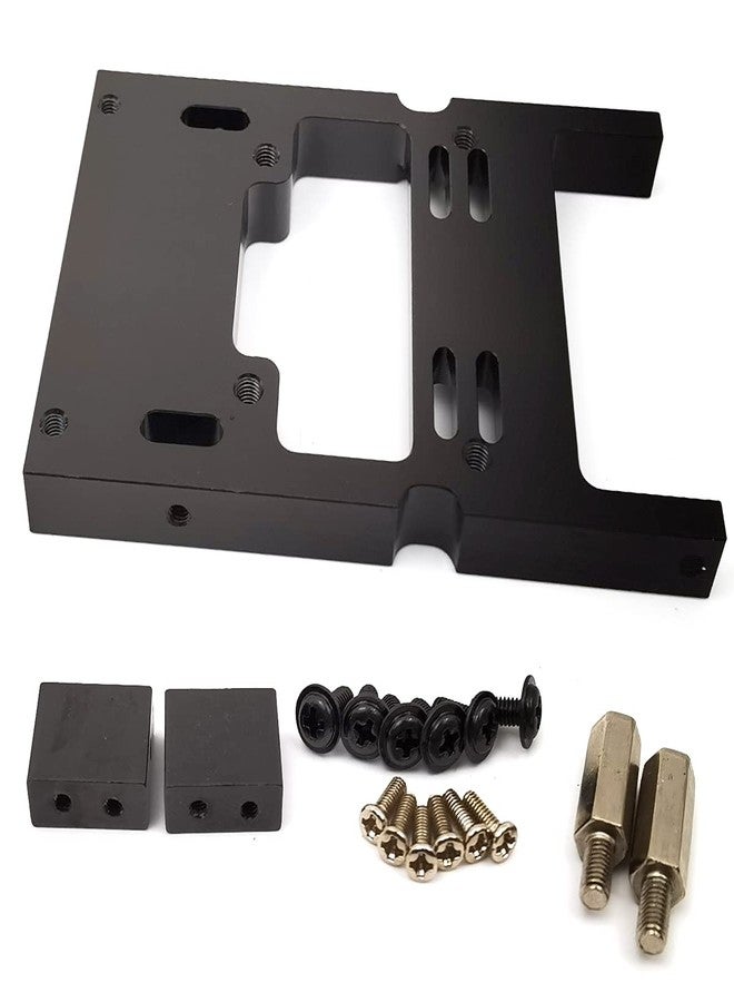 DEVMO Metal Upgrade Steering Servo Fixed Mount Bracket Compatible with WPL B1 B14 B16 B24 B36 RC Car Truck,Black - Image 4