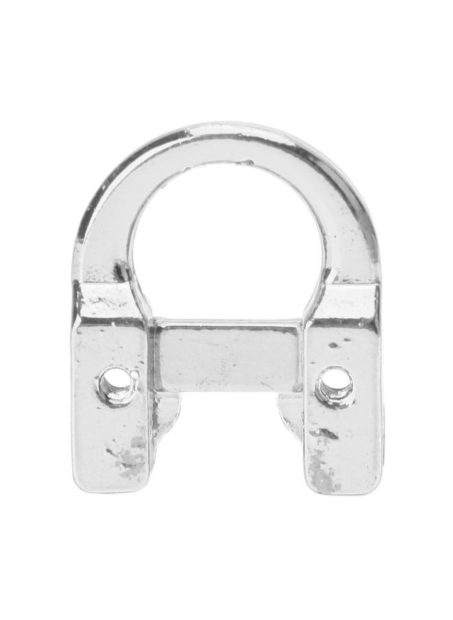 Thoraya Archery Metal D Loop U Shape Ring Metal D Ring Archery Hunting Targeting Shooting Protection Aid Accessories Silver  - Image 3