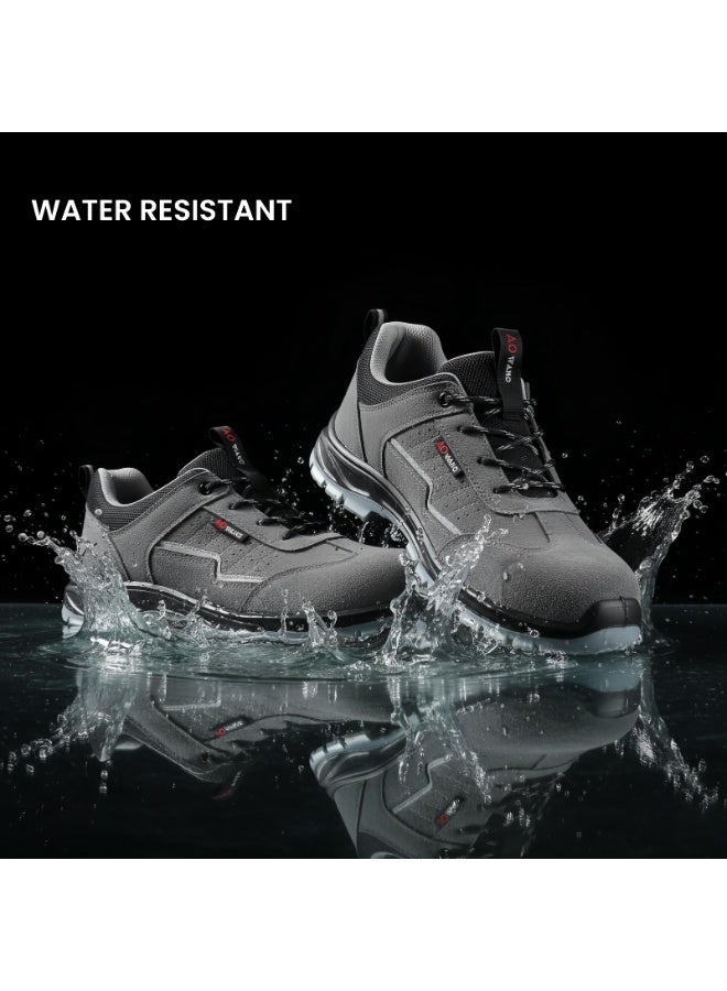 AOwang Steel Toe Shoes for Men Lightweight Safety Shoes Comfortable Puncture Proof Slip On Indestructible Work Shoes and Fashion Sneakers. - Image 5