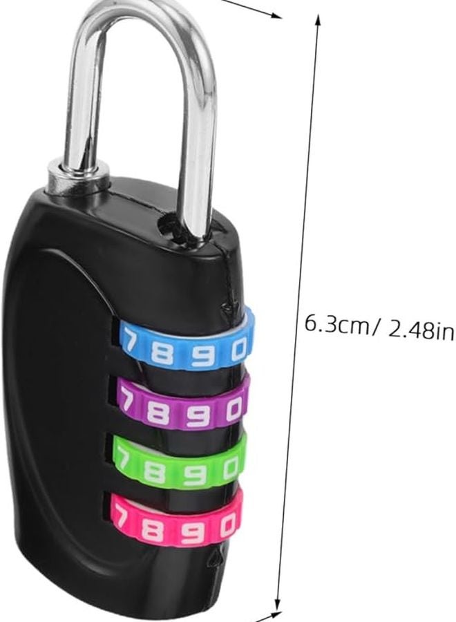 Heavy Duty Zinc Alloy Combination Padlock Resettable Keyless Lock for Gym Lockers Luggage Gates - Image 3