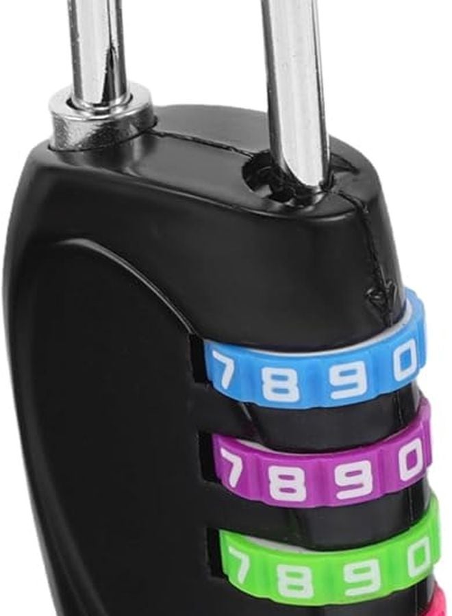 Heavy Duty Zinc Alloy Combination Padlock Resettable Keyless Lock for Gym Lockers Luggage Gates - Image 2