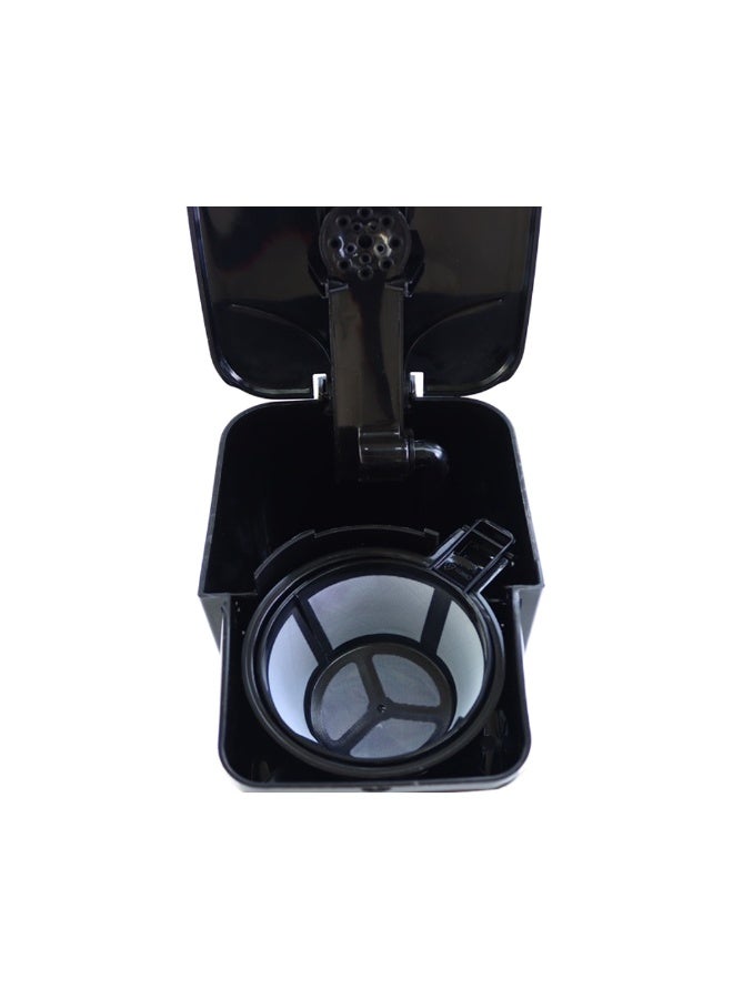 Silver Love Compact Coffee Maker SC-1102, Fast Brew Single Cup Coffee Machine with Travel Mug, Reusable Filter Basket, Stylish Design for Modern Kitchens - Image 5