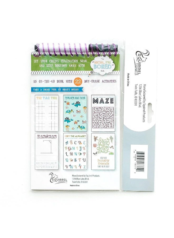 Squirrel Products Mom, I'm Bored Children's Activity Book - Portable Roadtrip Essentials for Kids Ages 3 and Up - Image 2