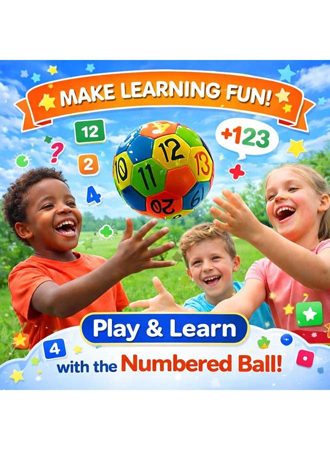 ELAN Street Pup PVC Kids Football - Official Size 3, Vibrant Multi-Color Design, High-Cladding Durable Soccer Ball for Boys & Girls - Image 3