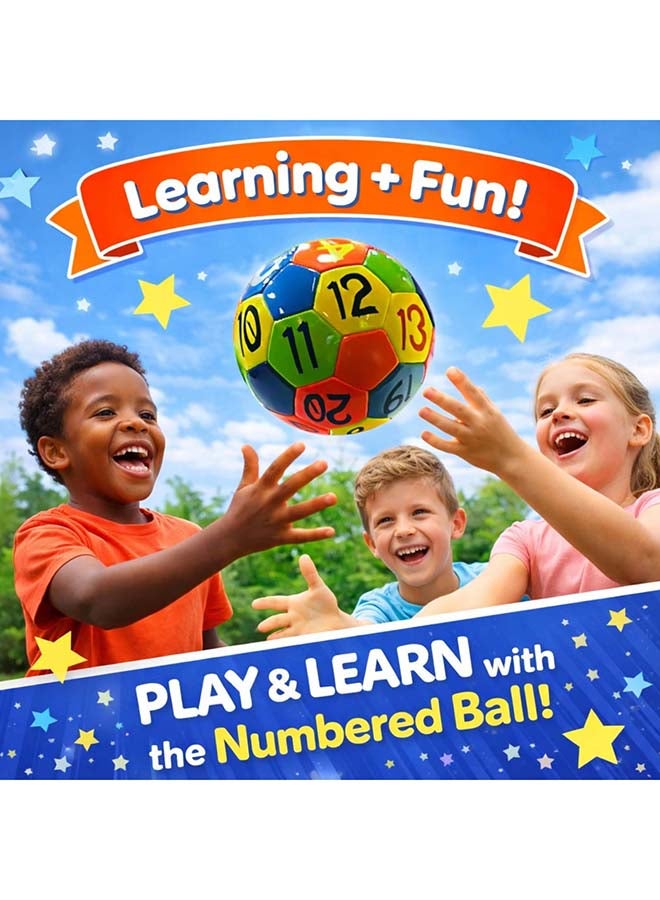 ELAN Street Pup PVC Kids Football - Official Size 3, Vibrant Multi-Color Design, High-Cladding Durable Soccer Ball for Boys & Girls - Image 4