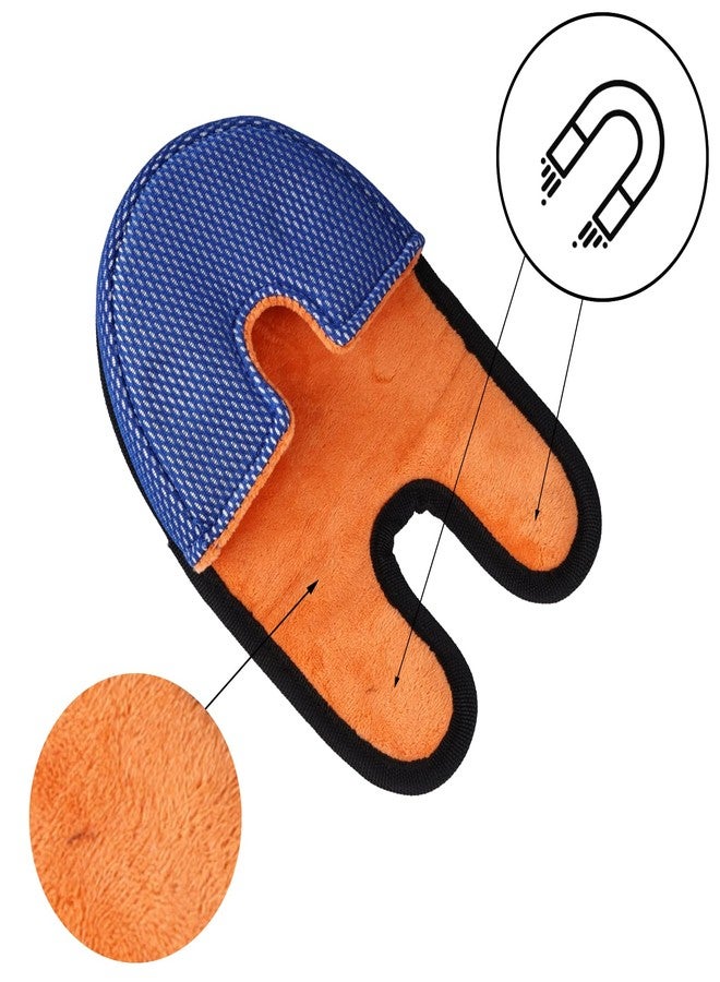 Andux Gold PU Putter Cover Golf Putter Head Covers for Center Shaft Putter MT/TG34 (Black/Blue) - Image 4