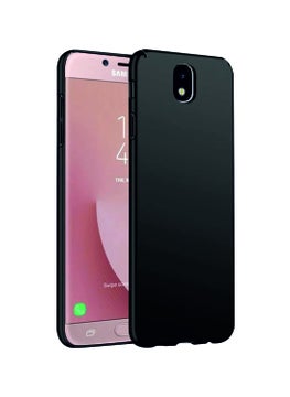 Samsung Galaxy J7 Pro Black Silicone Rubber Case Back Cover Black