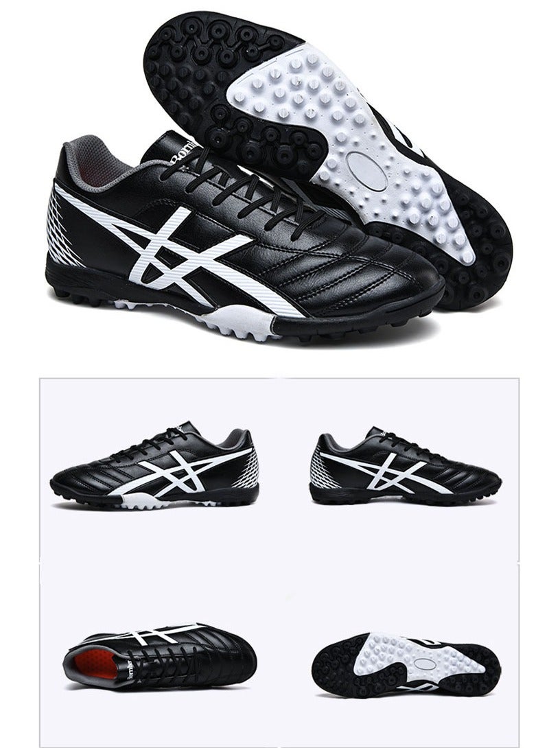 New Low Top wear-resistant Synthetic Lace Up Anti slip Football Shoes Sneakers  - Image 2