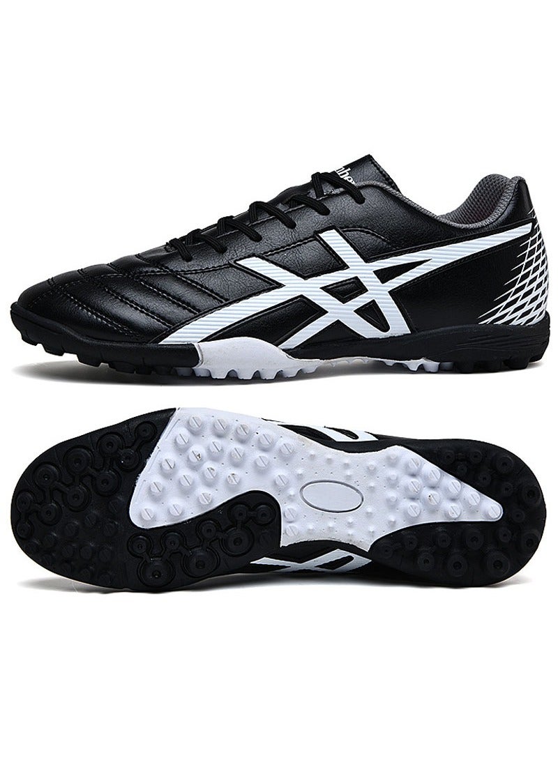New Low Top wear-resistant Synthetic Lace Up Anti slip Football Shoes Sneakers  - Image 1