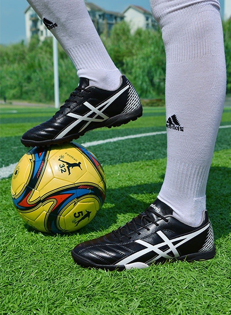 New Low Top wear-resistant Synthetic Lace Up Anti slip Football Shoes Sneakers  - Image 3
