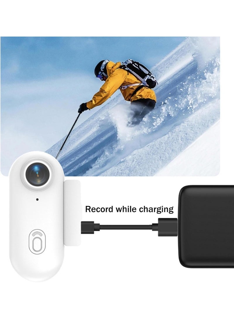 4K Body Camera with Audio & Video Recording Waterproof Magnetic Mini Body Cam with 360° Clip 120-Min Battery 64GB Storage for Cycling Pets & Outdoor Use - Image 3